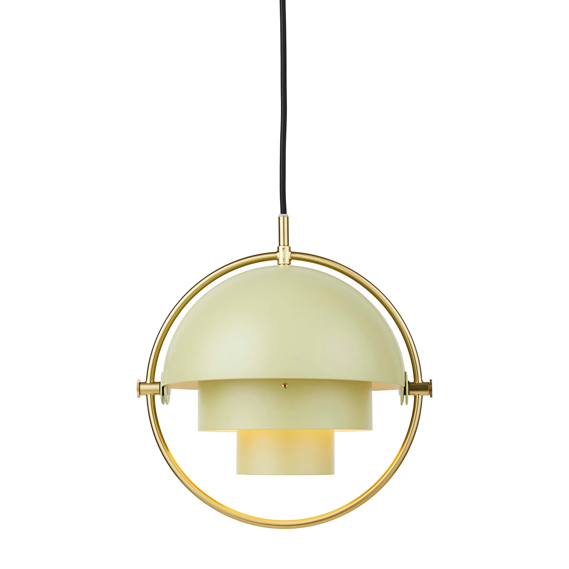 Multi-Lite ceiling lamp small, Brass-desert sage GUBI