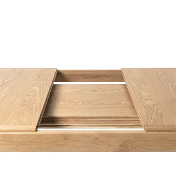 S-table dining table - Oak matte lacqured. extendable - GUBI