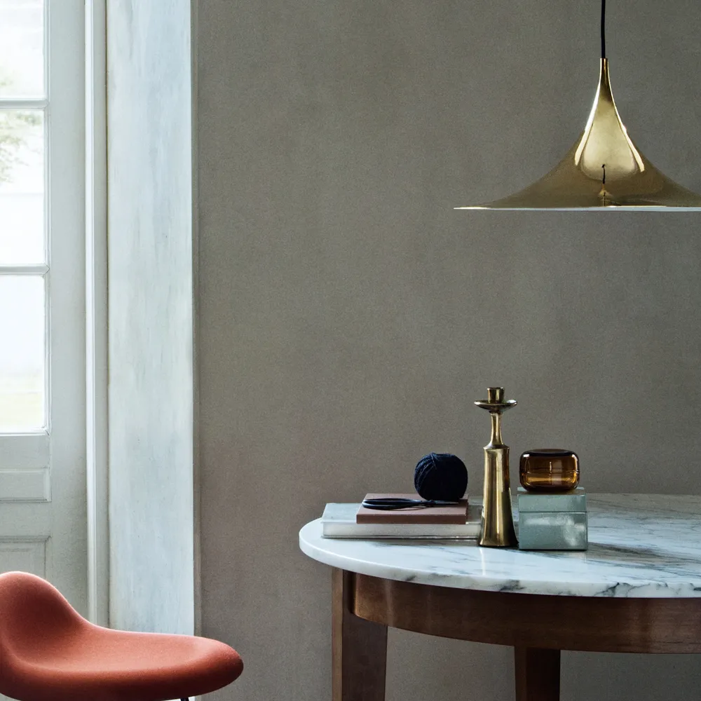 Semi lamp Ø 60 cm, Polished brass GUBI