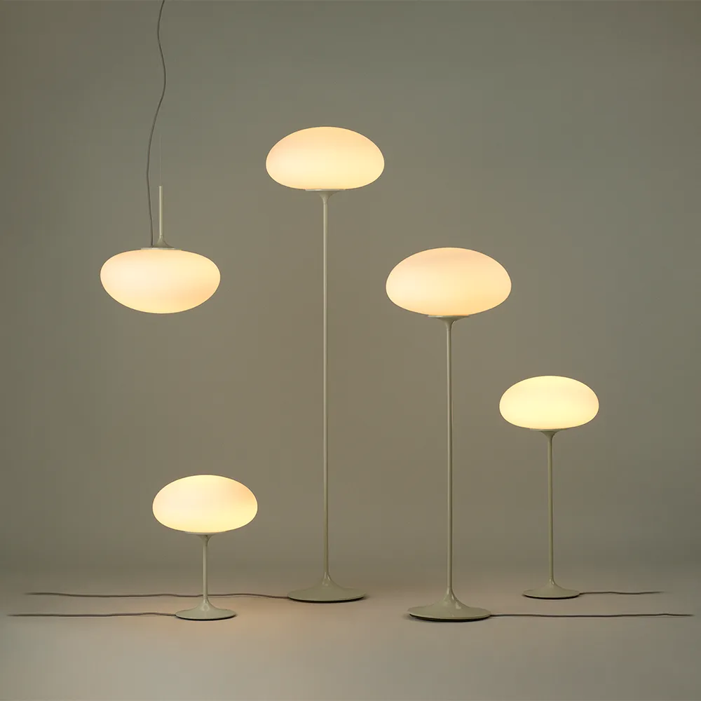Stemlite floor lamp, Pebble grey, h.110 cm GUBI
