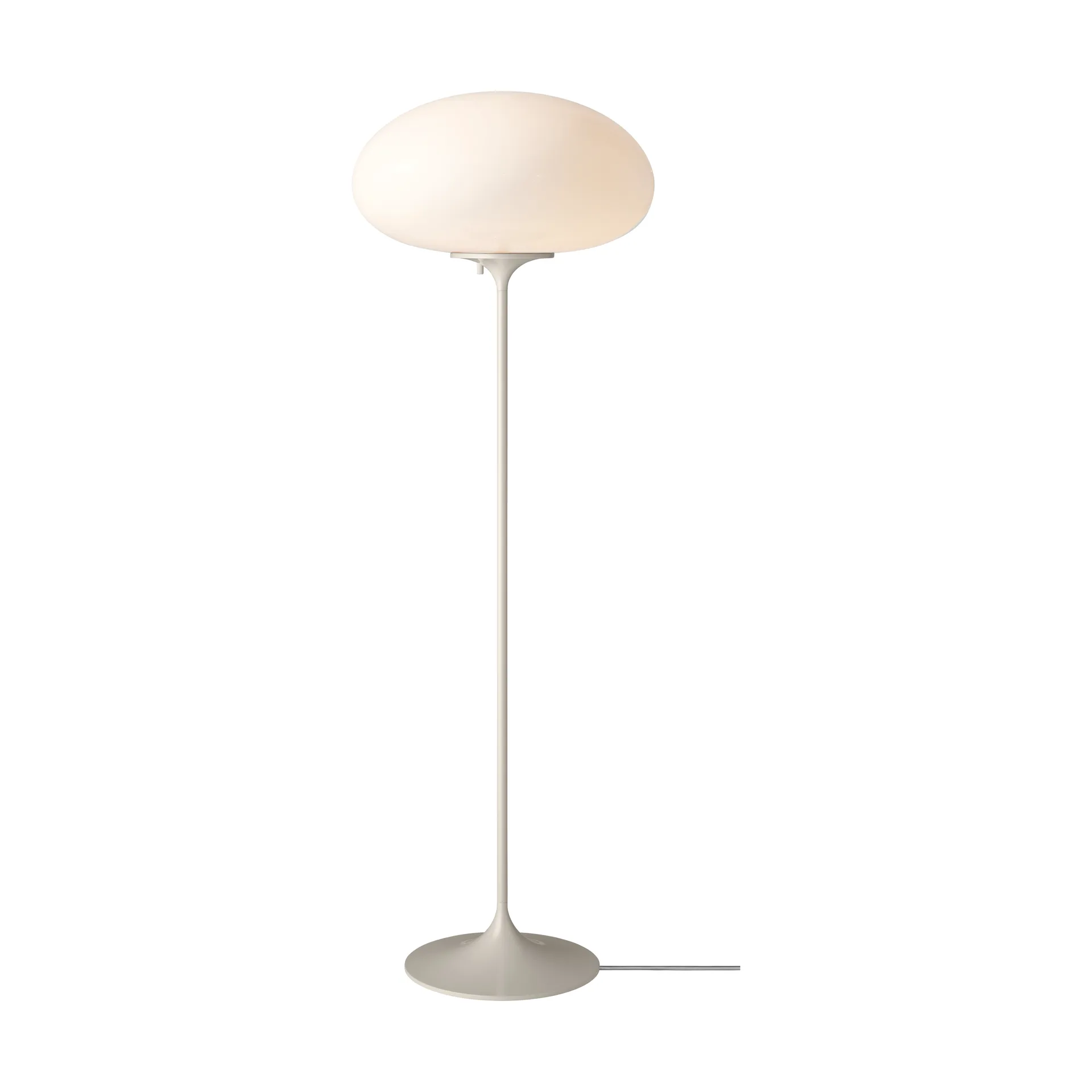 Stemlite floor lamp, Pebble grey-opalglas, 110 cm GUBI