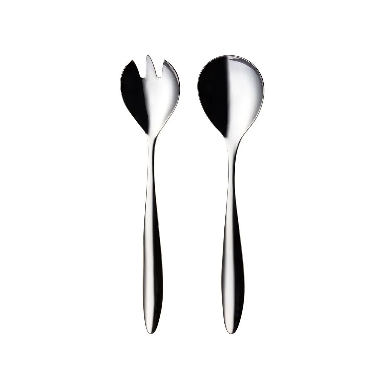 Lykke salad set 2 pieces, stainless steel Hardanger Bestikk
