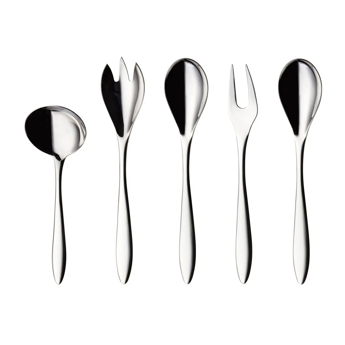 Maria serving set 5 pieces, Stainless steel Hardanger Bestikk