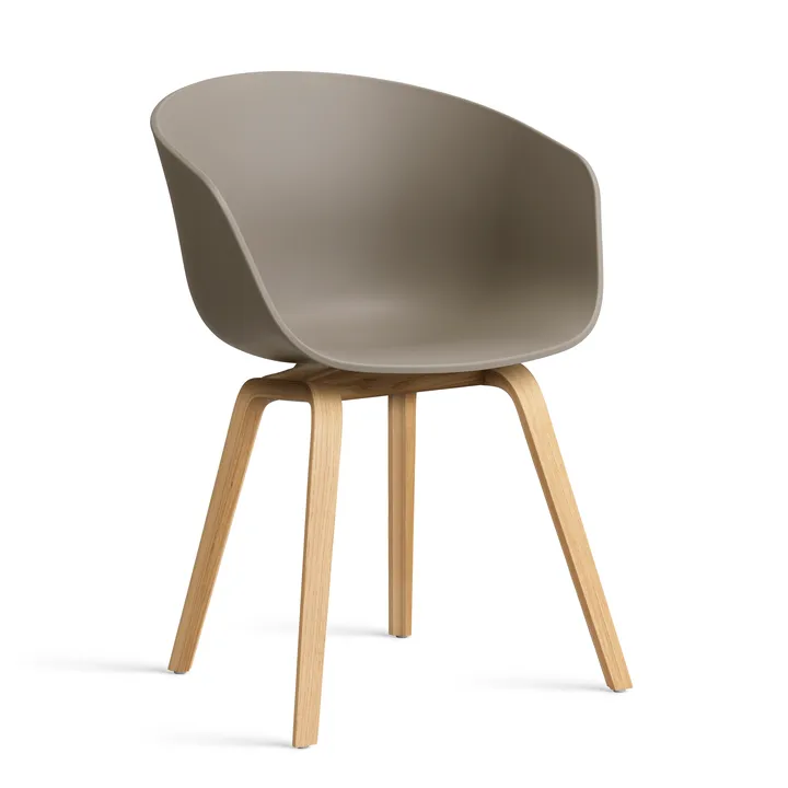 About a Chair 22 2.0 chair - Khaki-lacquered oak frame - HAY