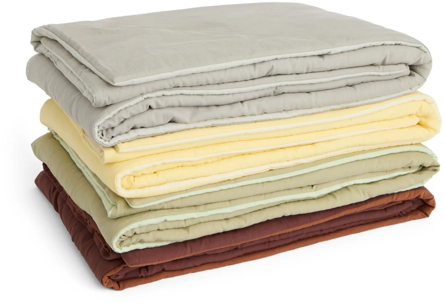 Air Quilt throw, Soft grey, 140x200 cm HAY