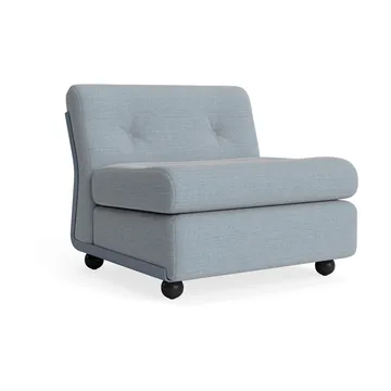 Amanta sofa module - Frost blue-naveli 723, 1-seater/armchair - HAY
