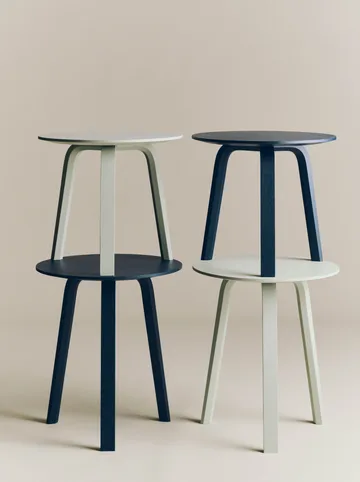 Bella coffee table - Blue charcoal, Ø45x39 cm - HAY