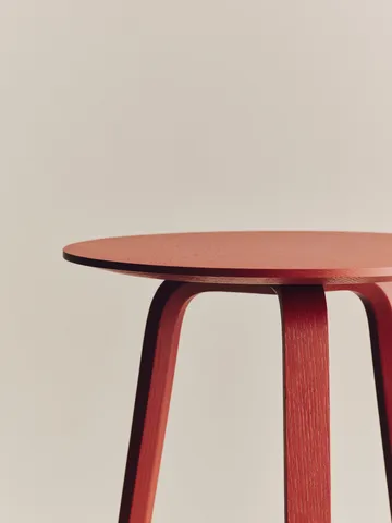 Bella coffee table - Tile red, Ø45x39 cm - HAY