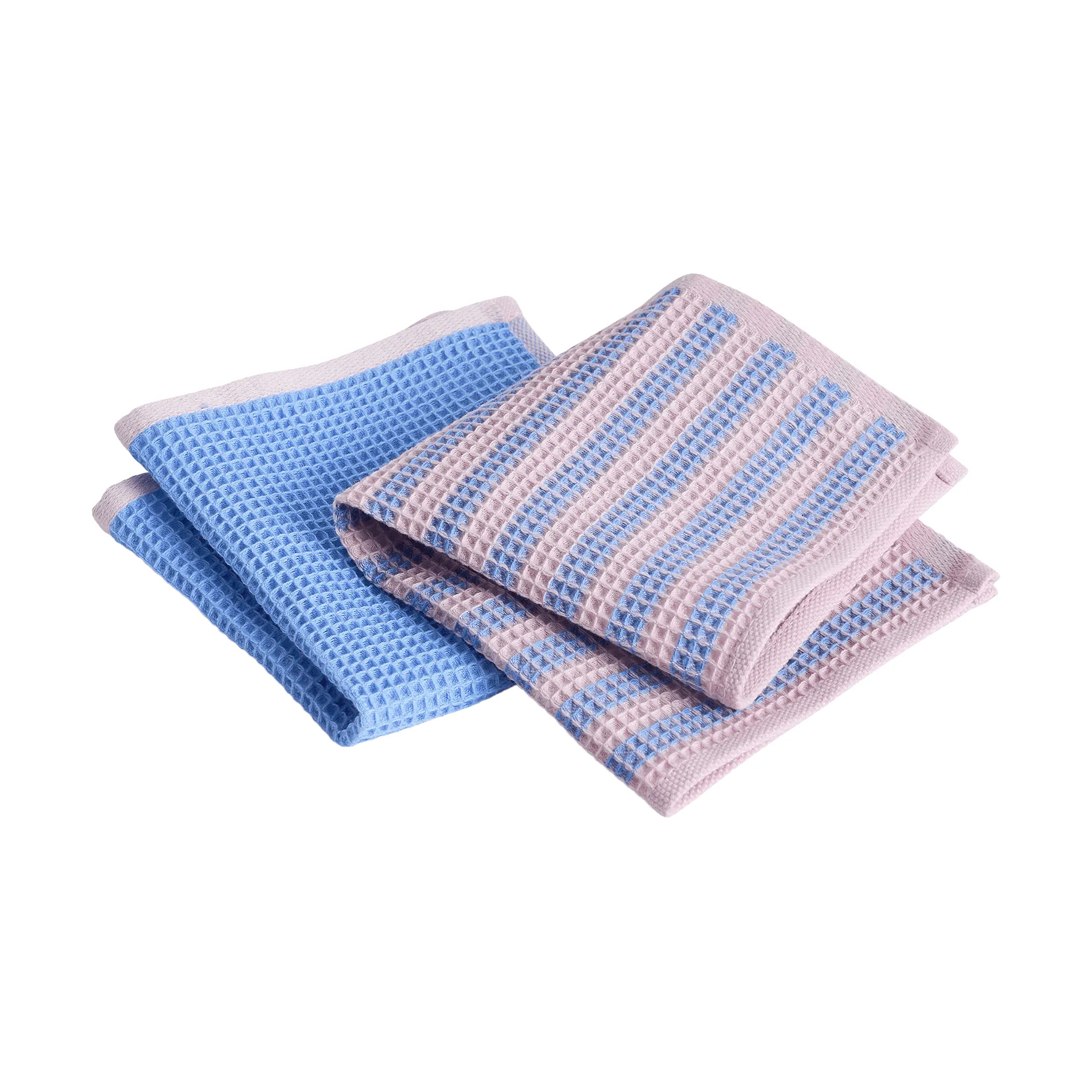 Canteen dishcloths 31x31 cm 2-pack, Sky blue-pink mix HAY