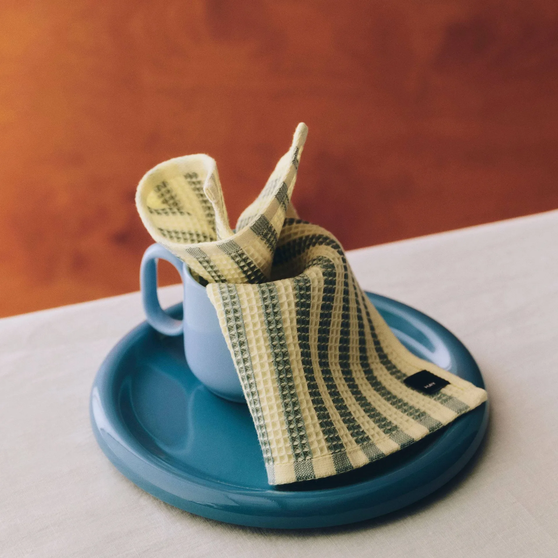 Canteen dishcloths 31x31 cm 2-pack, Yellow-green mix HAY