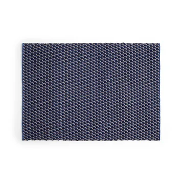 Channel rug - Blue-white 140x200 cm - HAY
