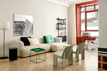 Chisel lounge chair - Eucalyptus lacquered beech - HAY