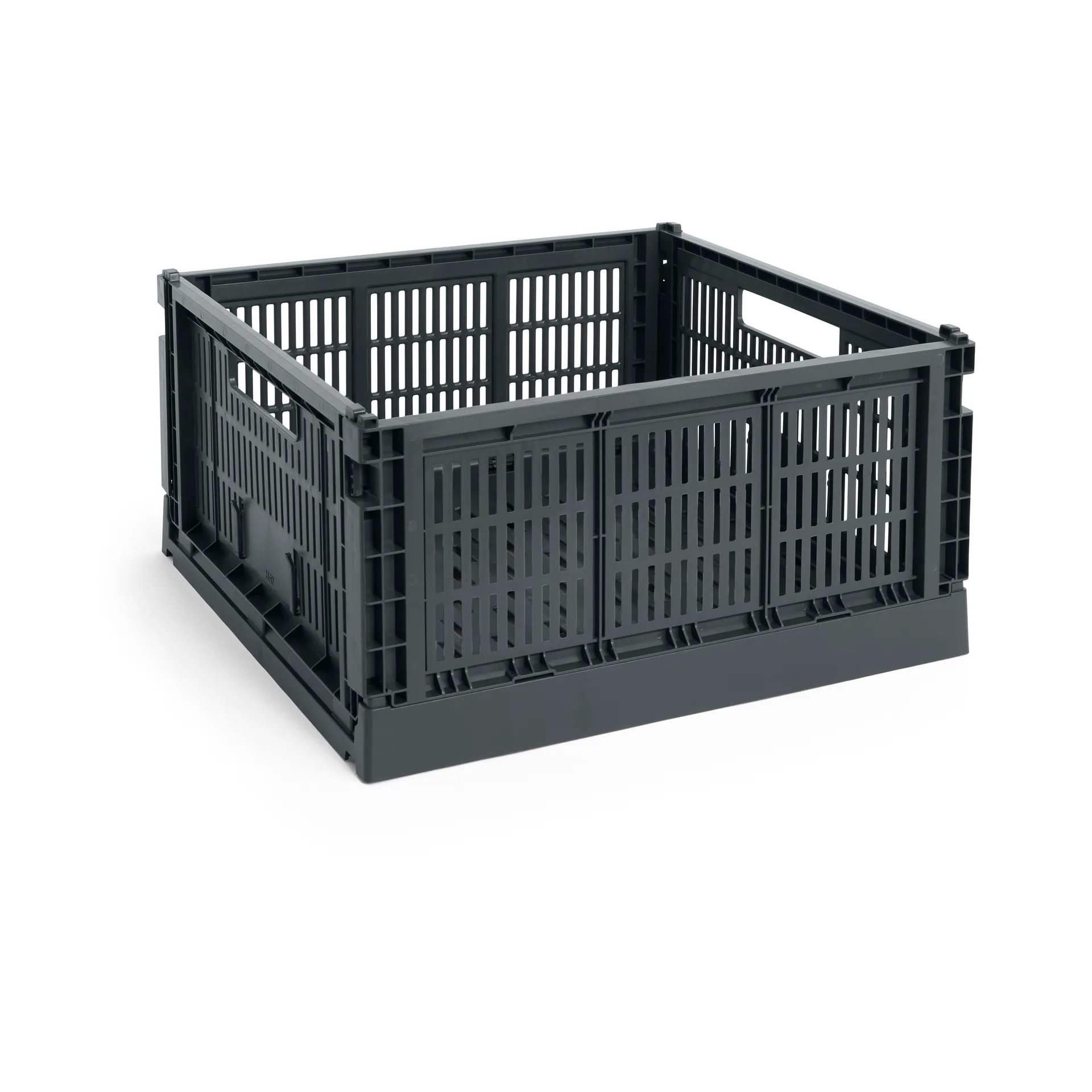 Colour Crate L Square 42x42 cm, Charcoal HAY