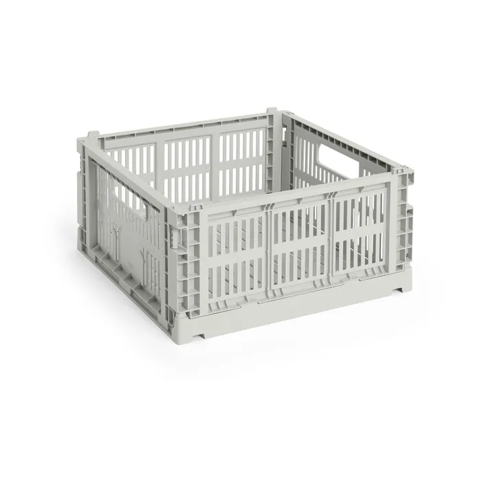 Colour Crate M Square 29.5x29.5 cm - Grey - HAY