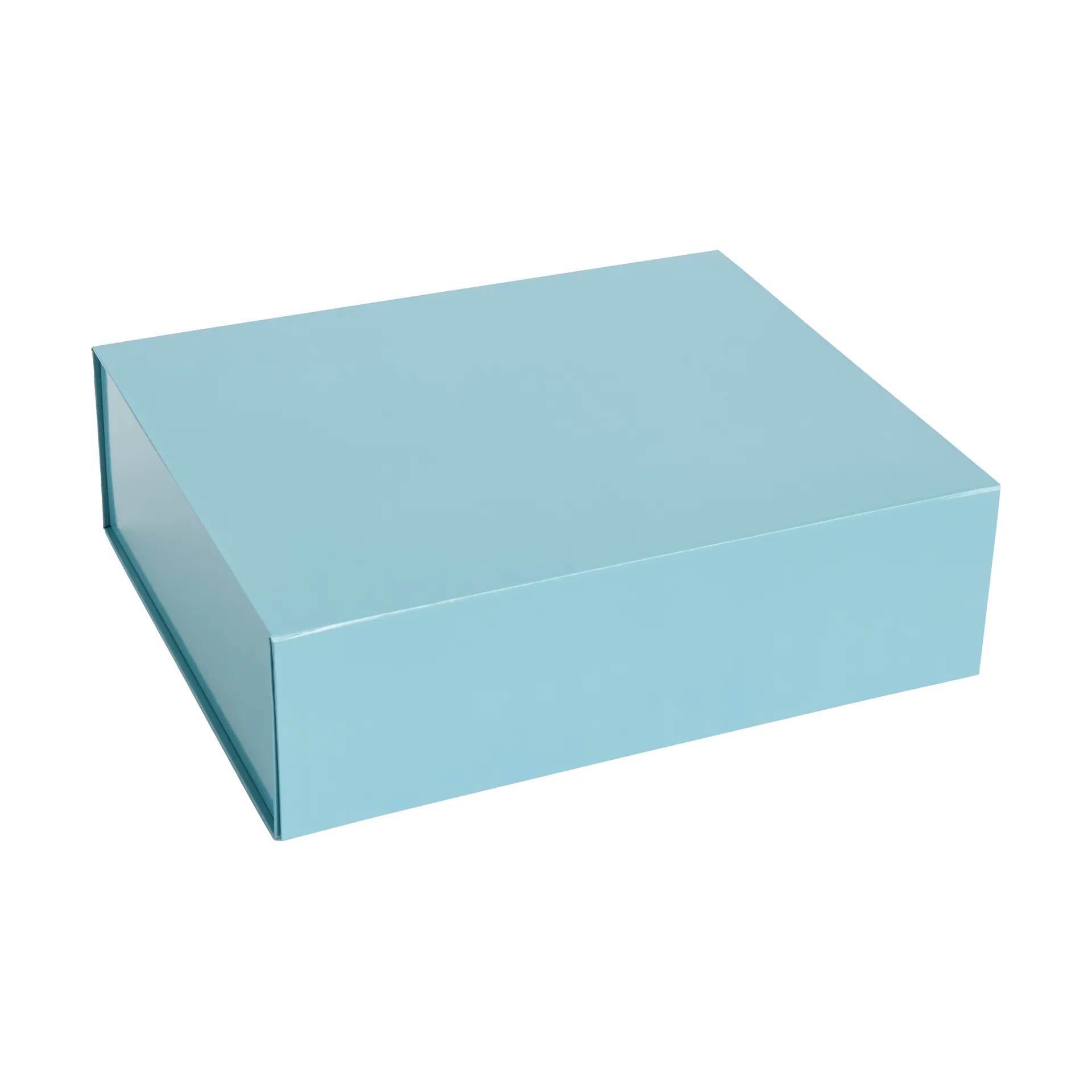 Colour Storage L box with lid 34,5x41,5 cm, Ocean blue HAY