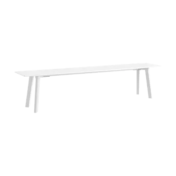 CPH215 Deux 2.0 bench 200 cm - Pearl white-lacquered beech - HAY