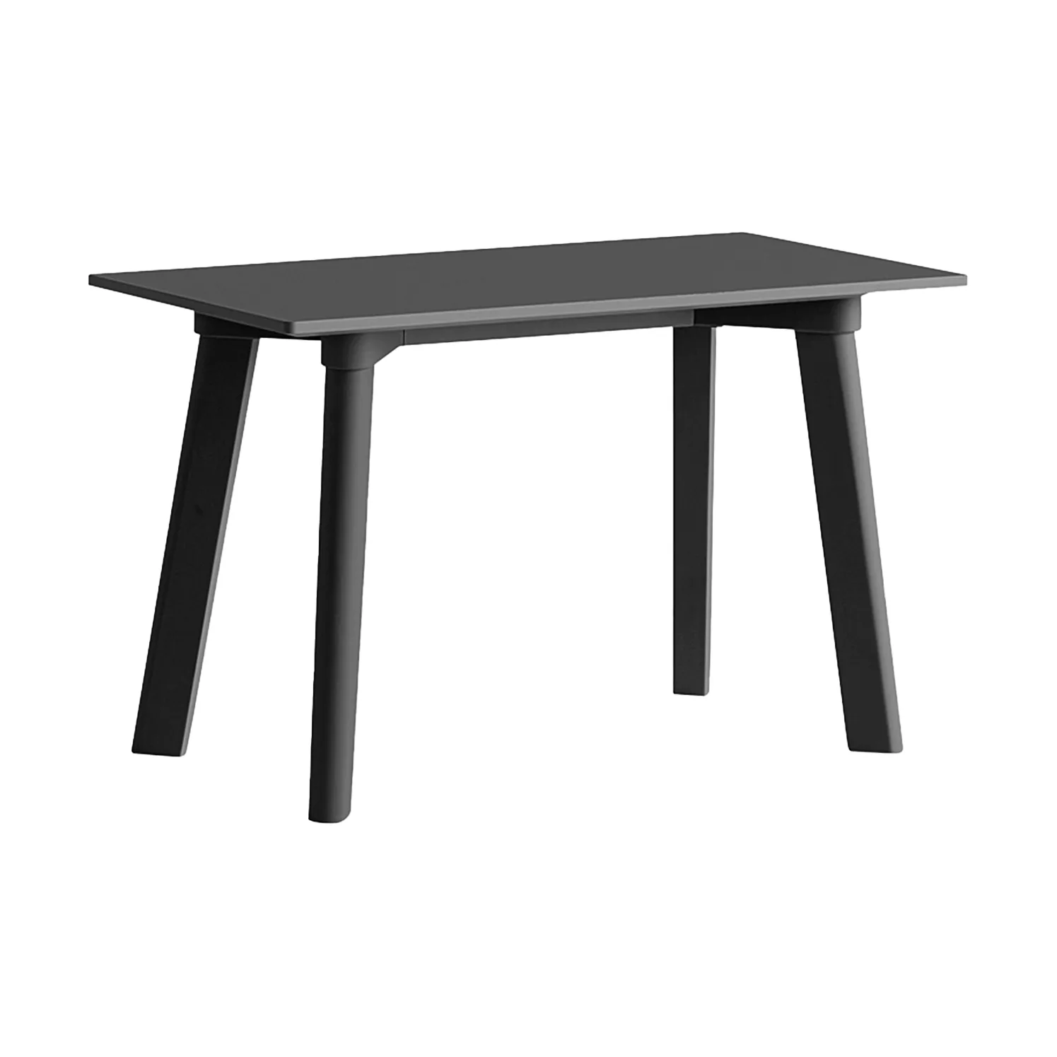 CPH215 Deux 2.0 bench 75 cm, Stone grey-lacquered beech HAY