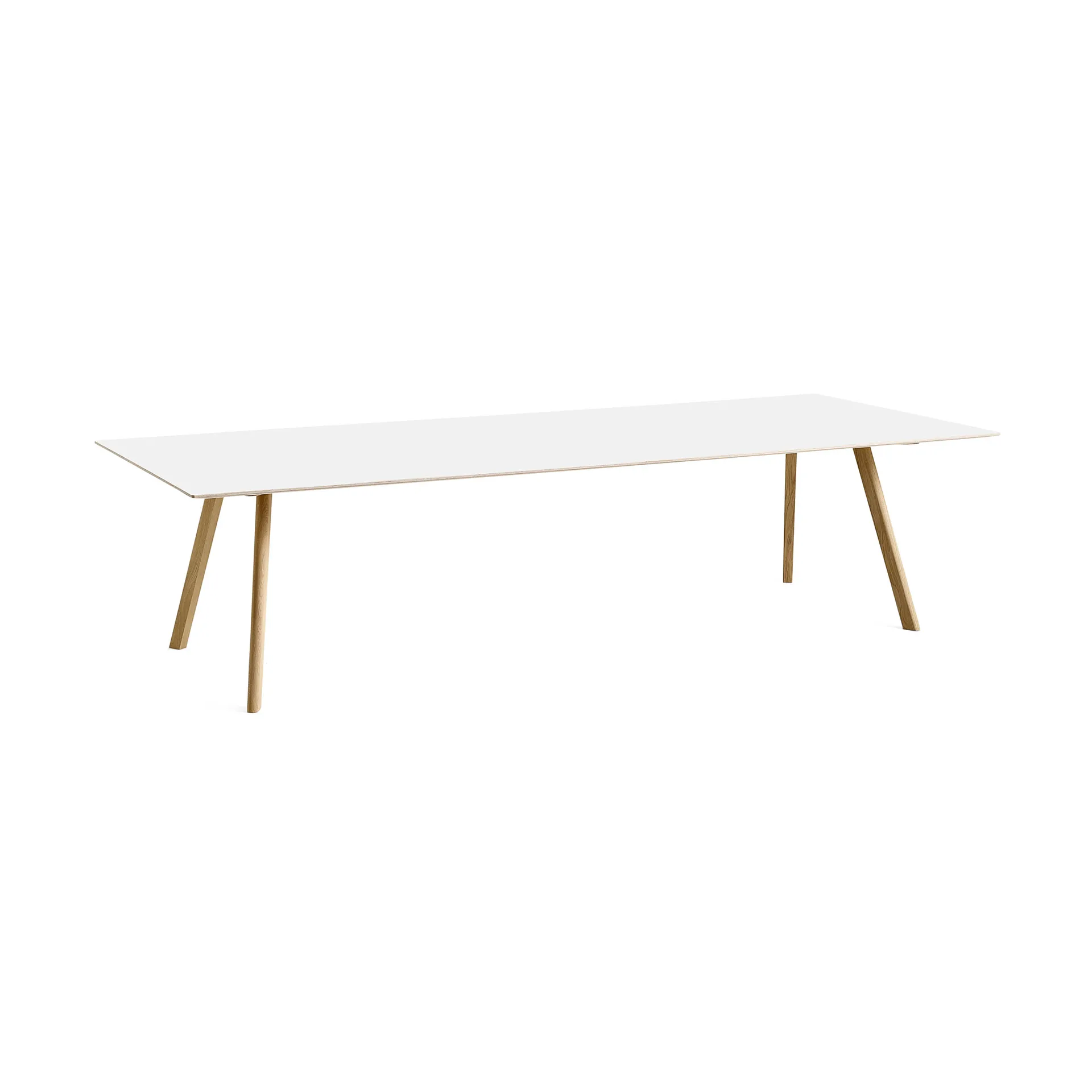 CPH30 2.0 dining table90x300 cm, White laminate-lacquered oak HAY