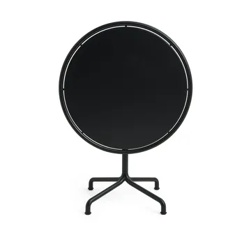 Deville table - Anthracite, Ø80x74 cm - HAY