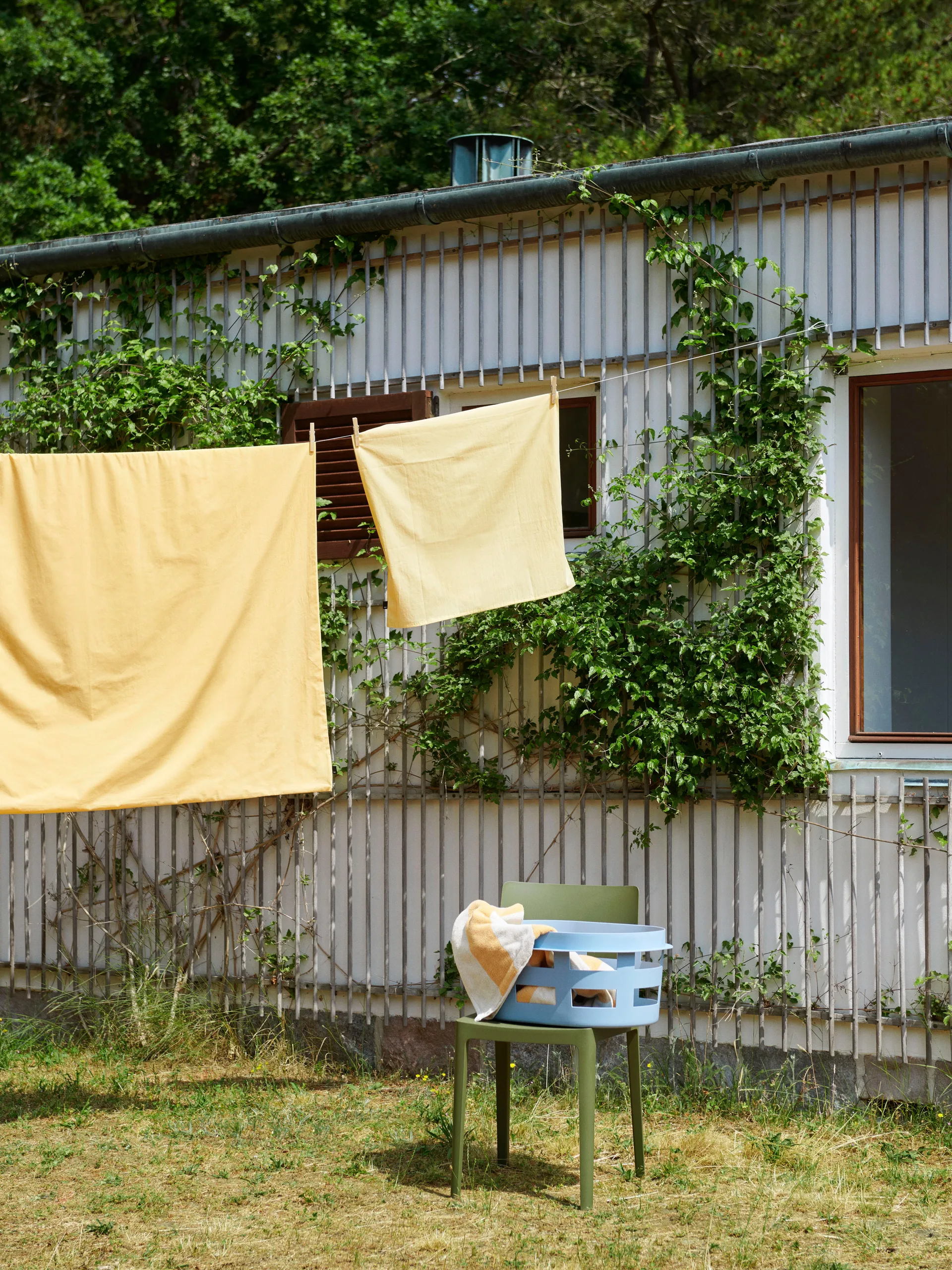 Duo duvet cover 150x210 cm, Golden yellow HAY