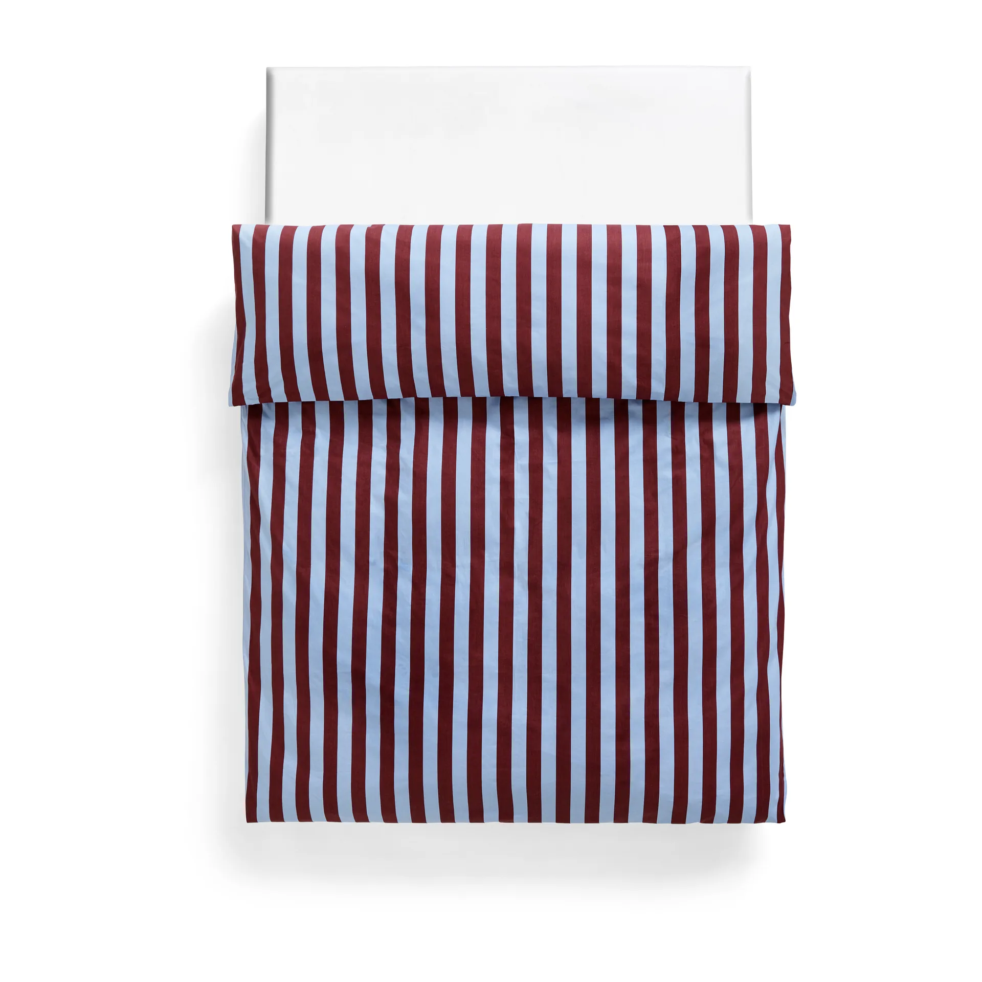 Été duvet cover 150x210 cm, Bordeaux-Sky blue HAY