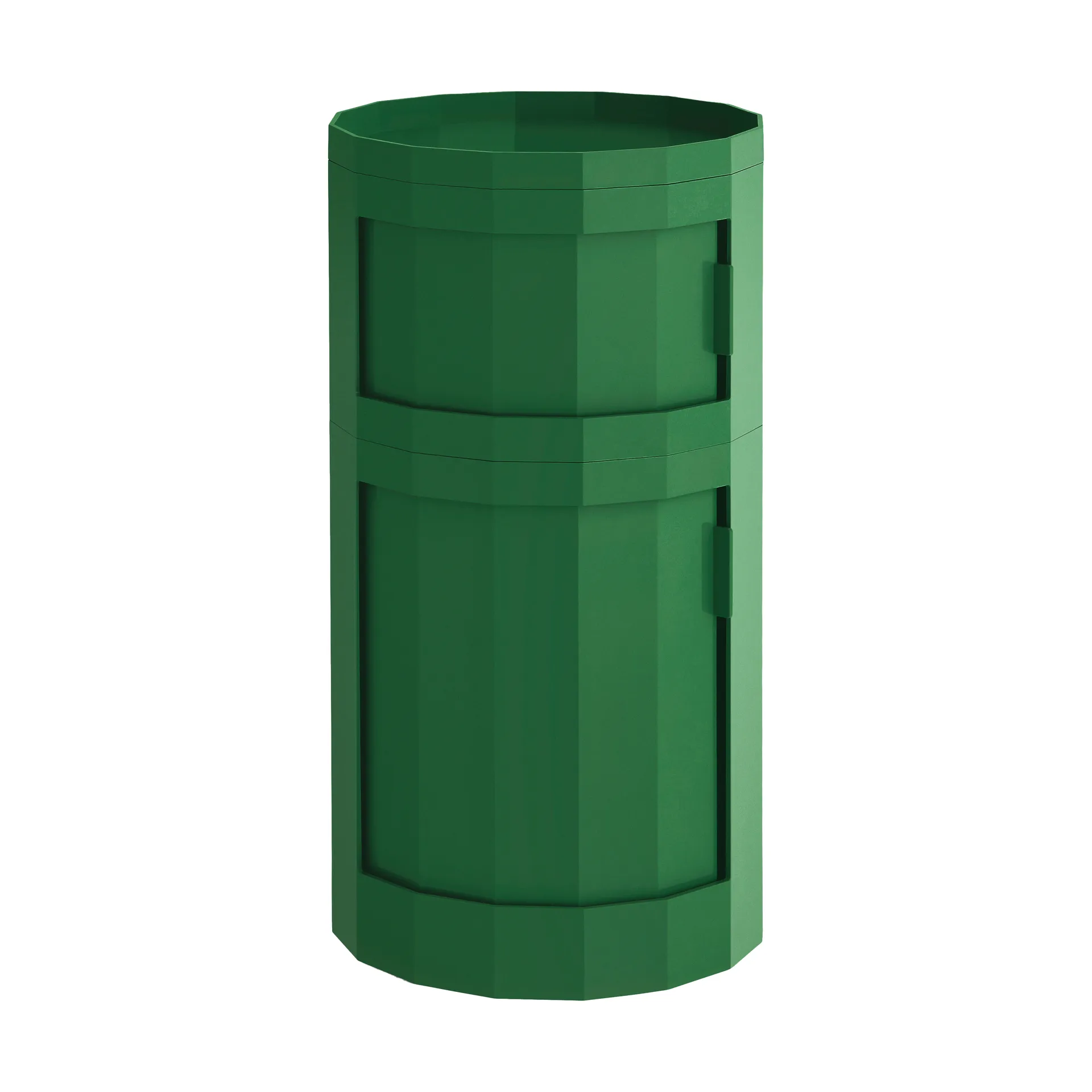Facet Cabinet 110 side table, Spinach green HAY