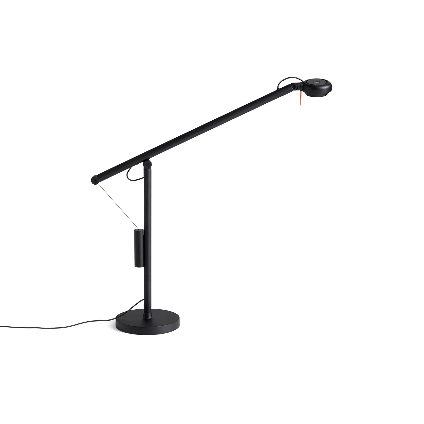 Fifty-Fifty Mini table lamp, Soft black HAY