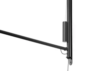 Fifty-Fifty wall lamp - Soft black - HAY