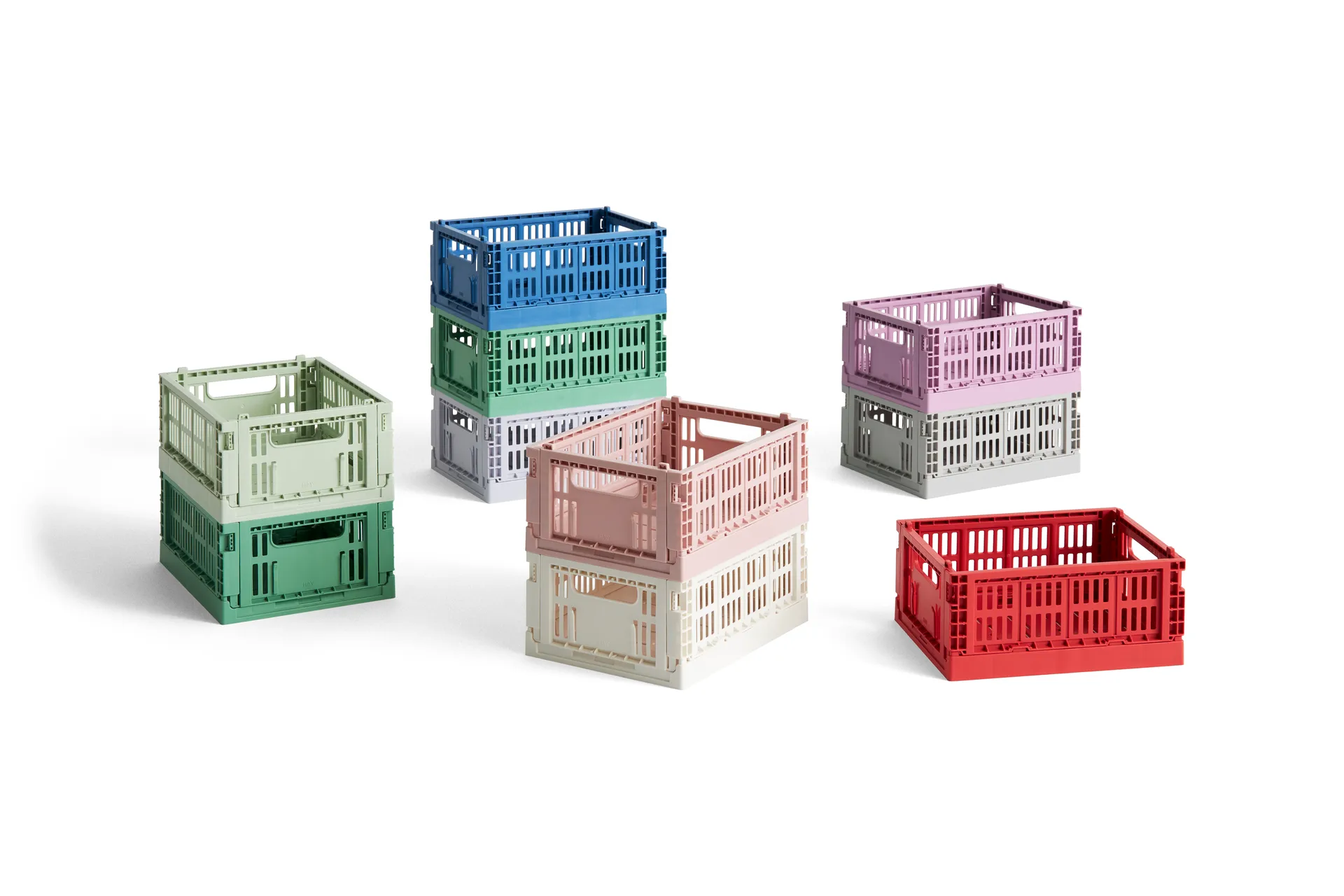 HAY Colour Crate Mini 2-pack 13x17 cm, Electric blue HAY