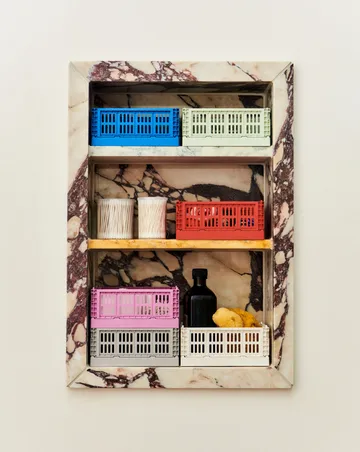HAY Colour Crate Mini 2-pack 13x17 cm - Mint - HAY