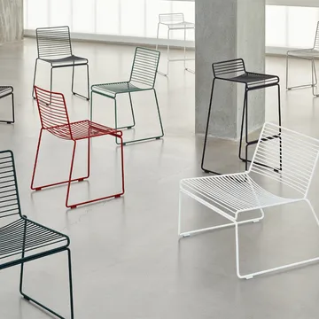 Hee High barstool 75 cm - Fall green - HAY