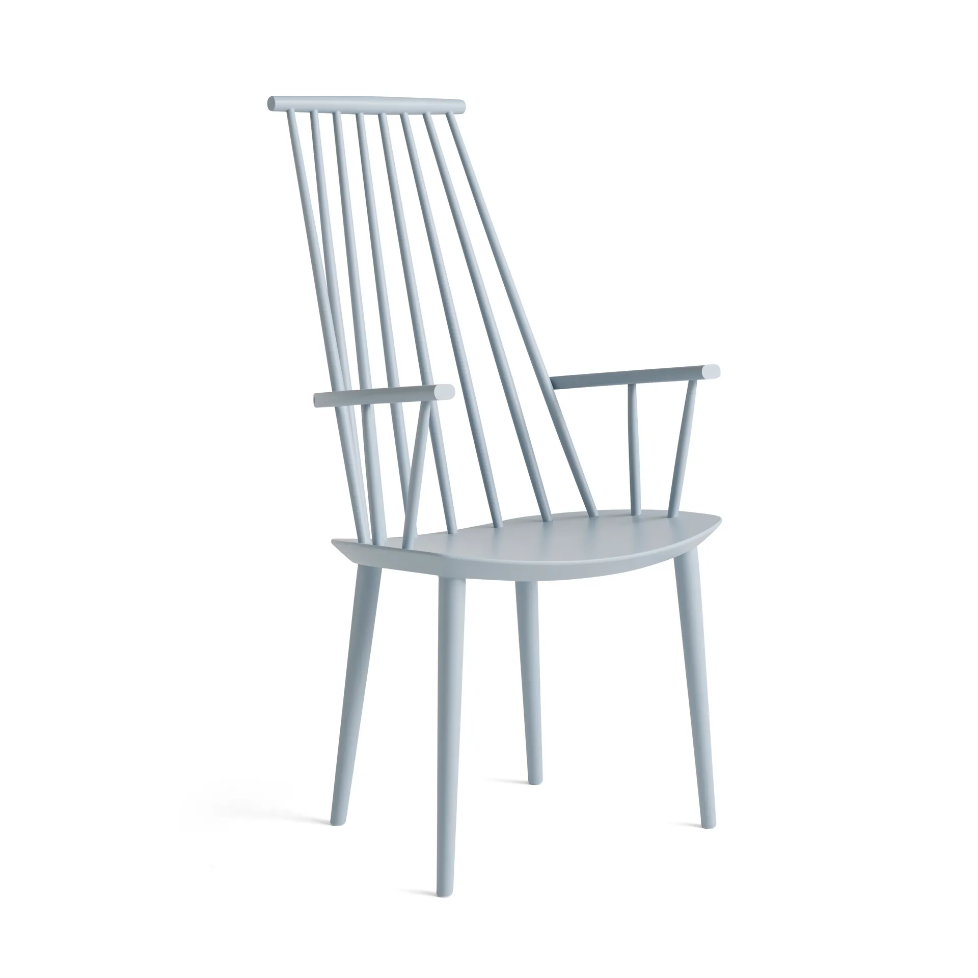 J110 armchair, Slate blue lacquered beech HAY