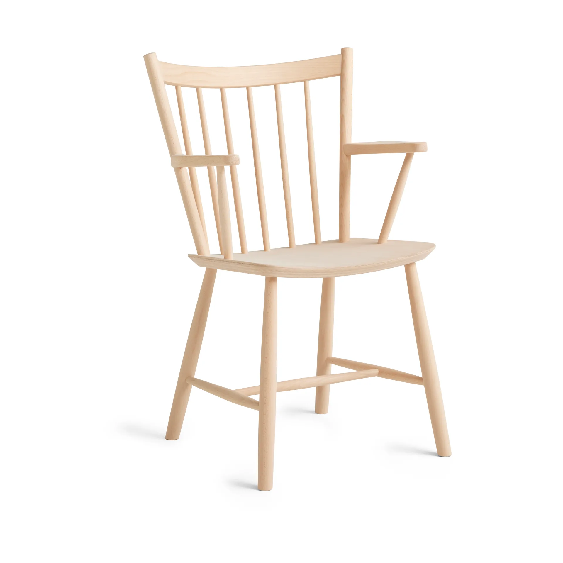 J42 armchair, Beech HAY
