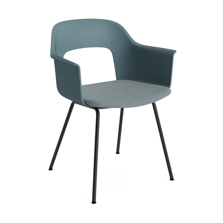 Layout Armchair 213 armchair - Mode 045-ocean-black lacquered steel - HAY