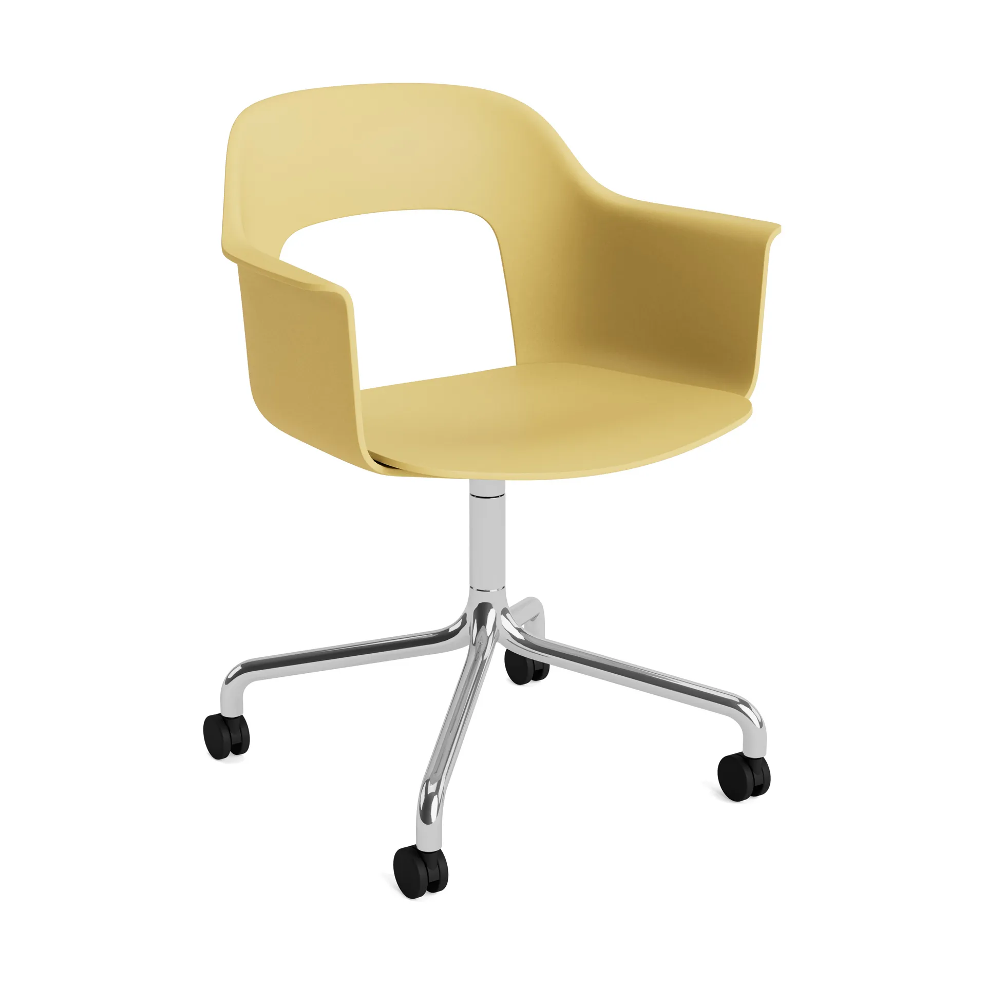 Layout Armchair 261 chair, Biscotti-polished aluminium HAY