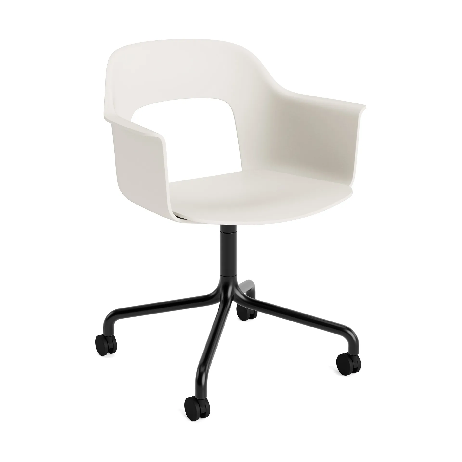 Layout Armchair 261 chair, White-black HAY