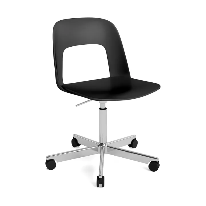 Layout Chair 141 chair - Black-polished aluminium - HAY