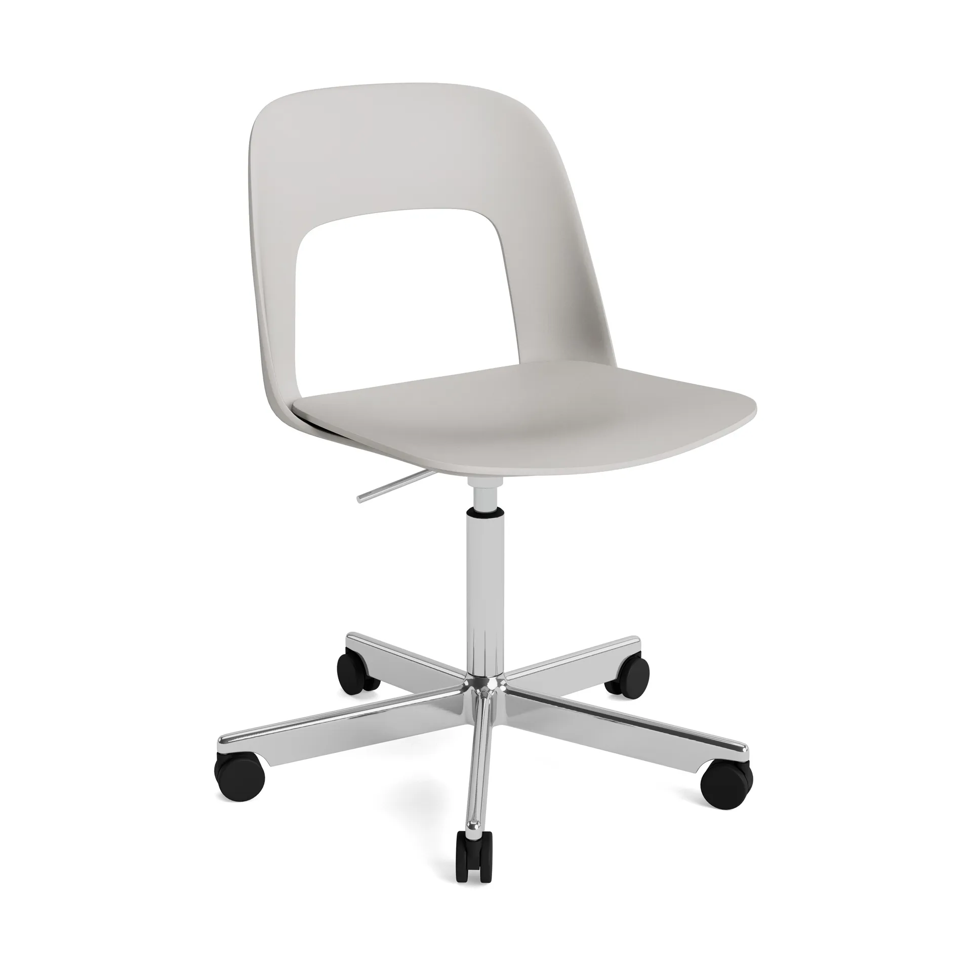 Layout Chair 141 chair, Sky grey-polished aluminium HAY