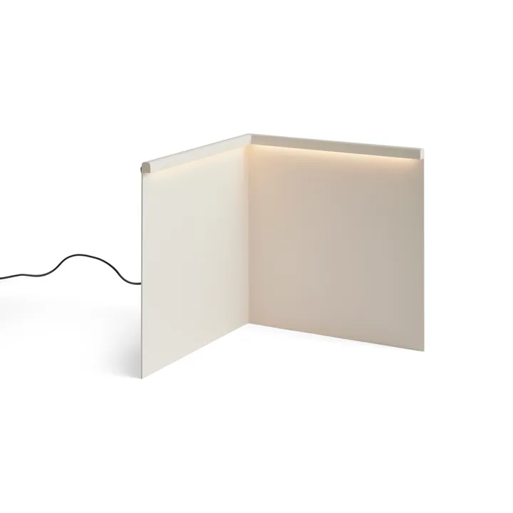 LBM Corner table lamp - Cream white - HAY