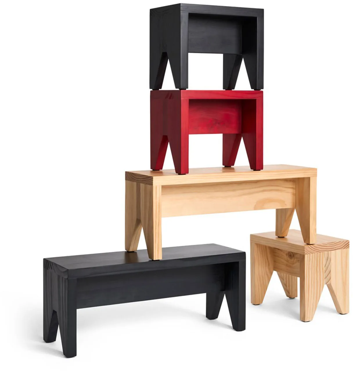 Manolito Long stool, Natural, 60 cm HAY