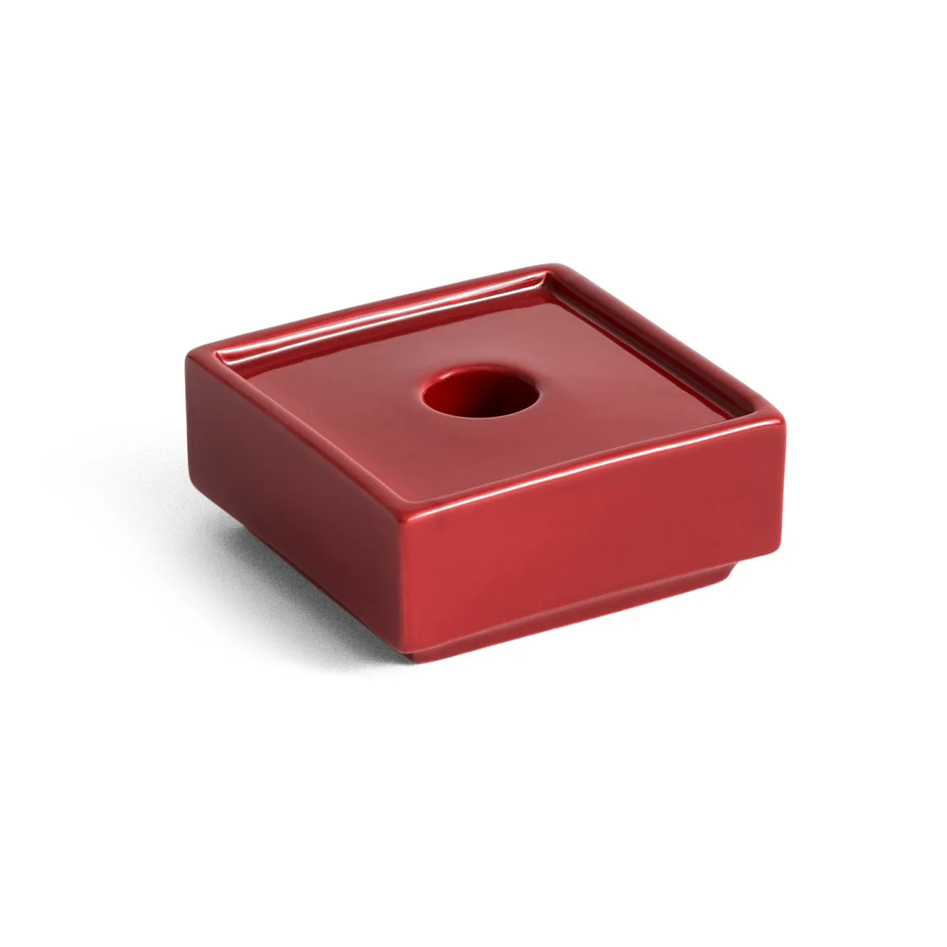 Mattone candle sticks small, Red HAY