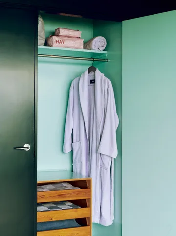 Mono bathrobe - S/M Lavender - HAY