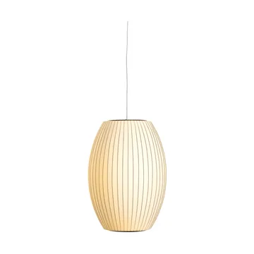 Nelson Bubble Cigar pendant lamp S - Off white - HAY
