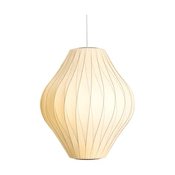 Nelson Bubble Pear crisscross pendant lamp M - Off white - HAY