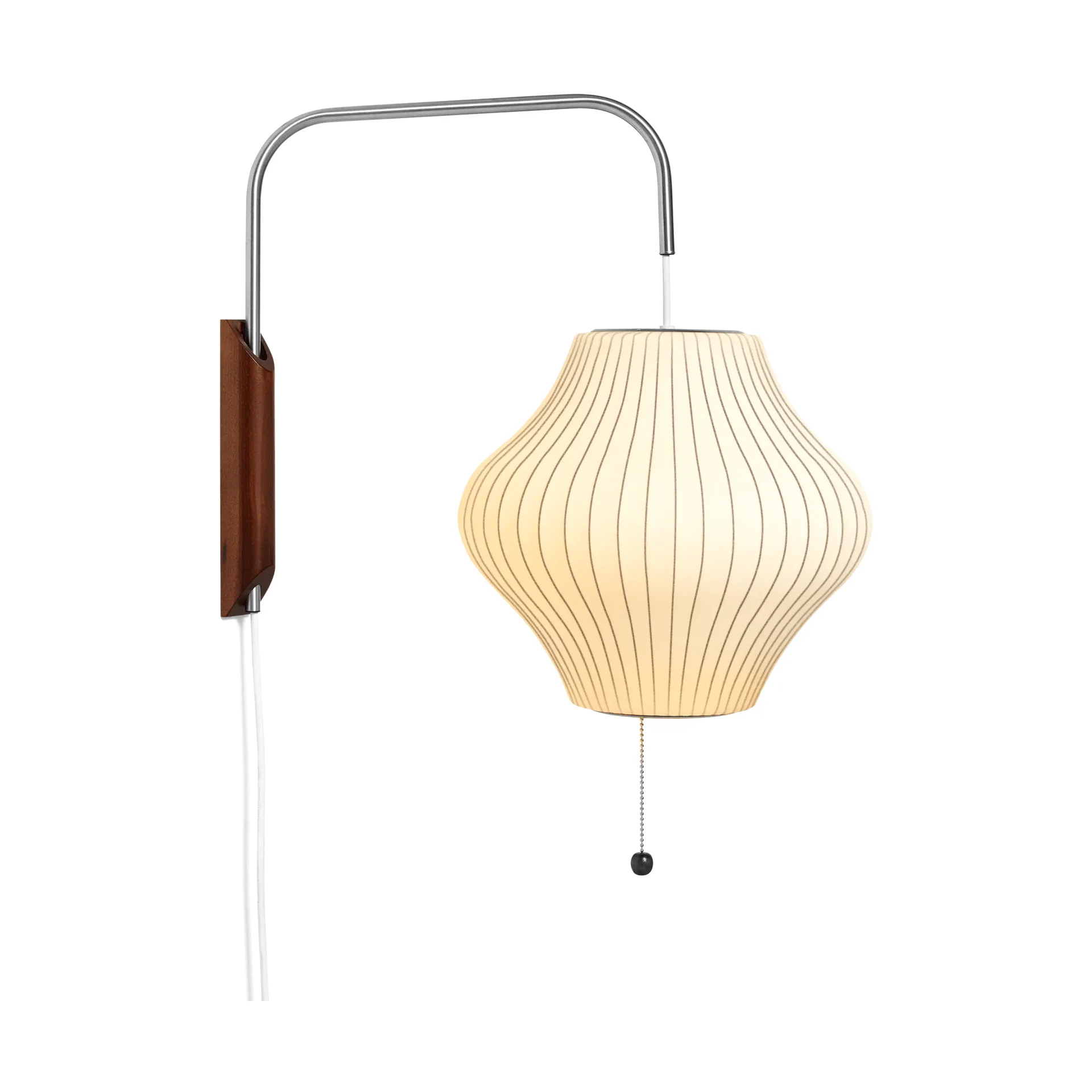 Nelson Bubble Pear wall lamp, Off white HAY