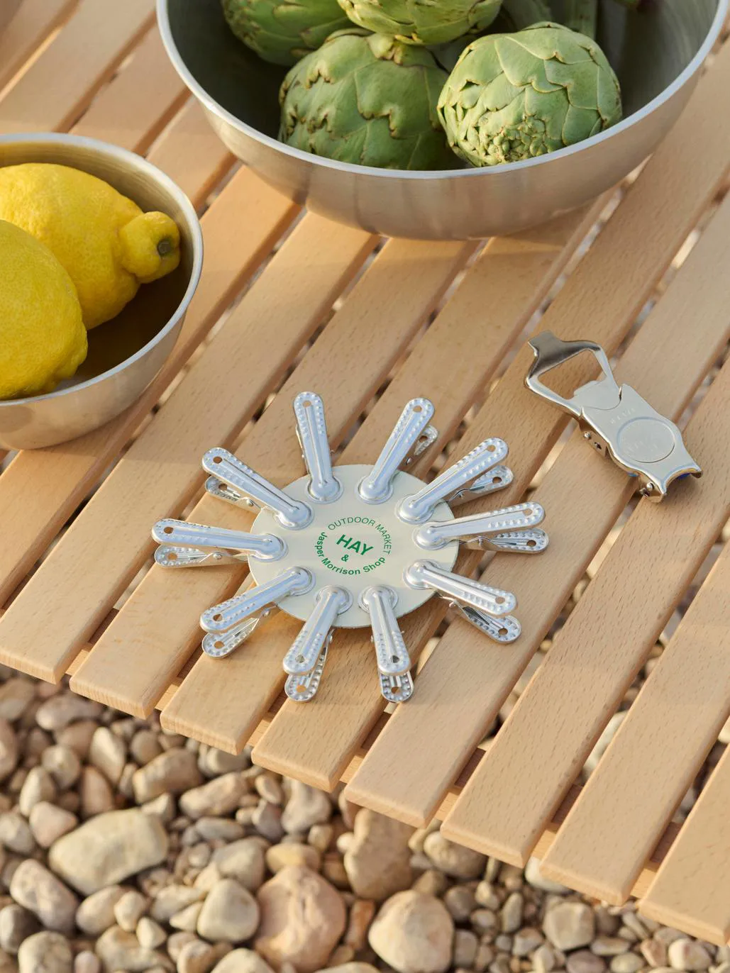 Outdoor Market bottle opener, Stainless steel HAY