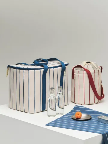 Outdoor Market flask bag - Beige-red, medium - HAY