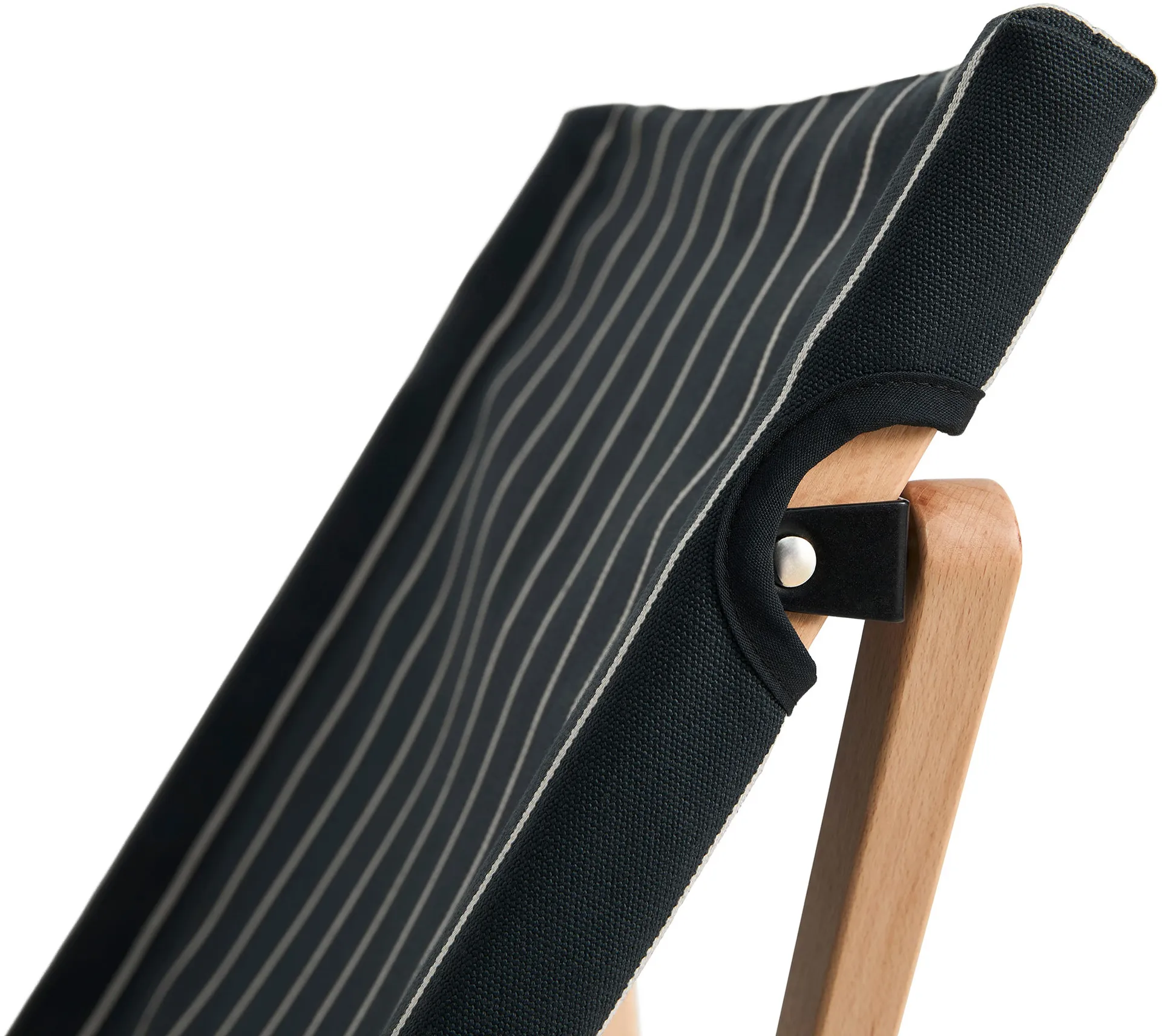 Outdoor Market folding chair, Black-beige HAY