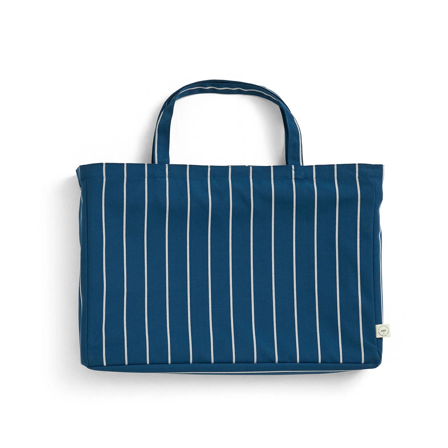 Outdoor Market folding stool, Blue-beige HAY