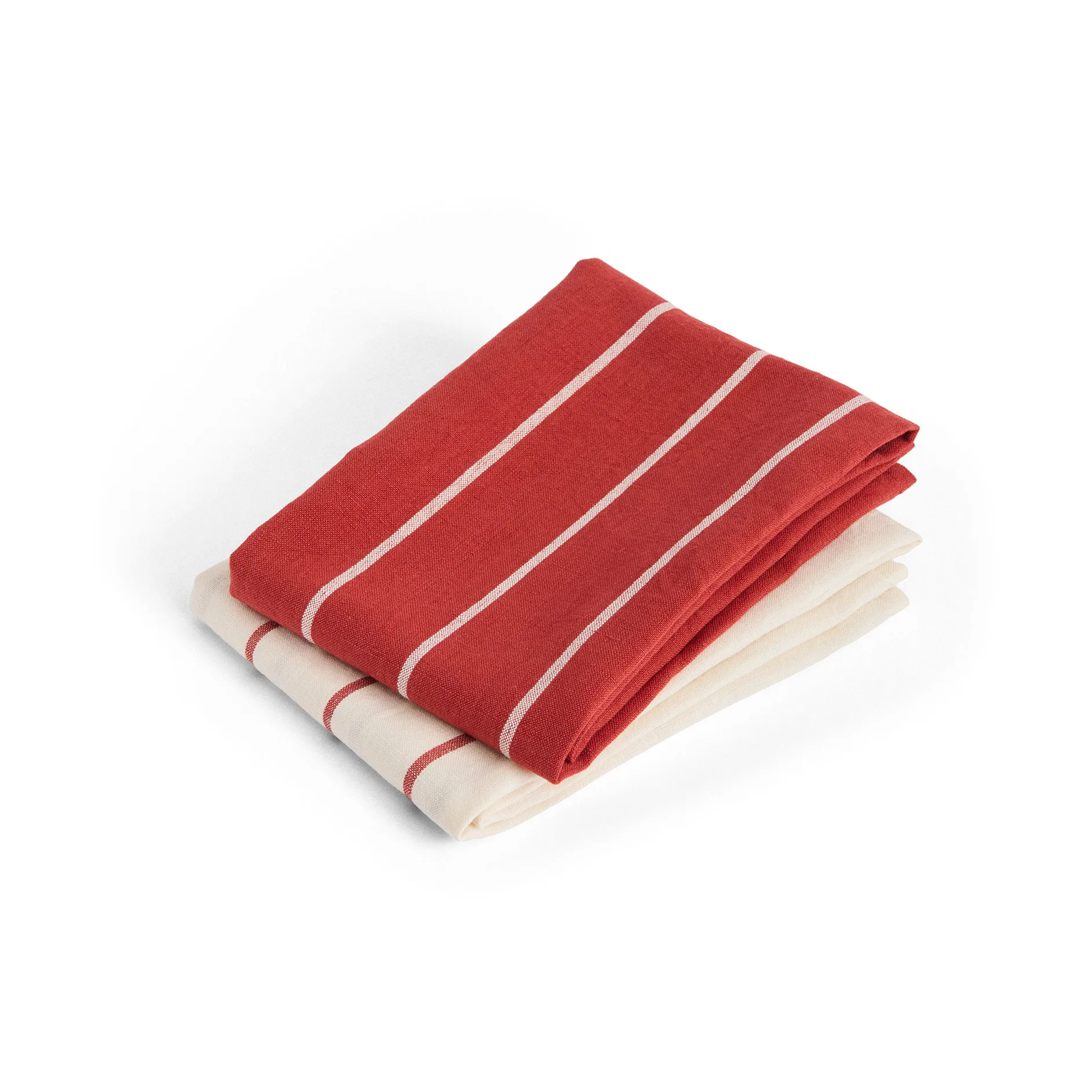 Outdoor Market kitchen towel, Beige-red, 2-pack HAY